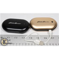 LOT OF 2 EDDIE BAUER HANDWARMER AND POWERBANKS