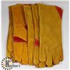 Image 1 : LOT WITH 3 NEW PAIRS OF WELDING GLOVES