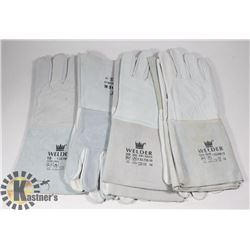 LOT WITH 5 NEW PAIRS OF WORK GLOVES