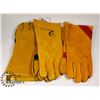Image 1 : LOT WITH 3 NEW PAIRS OF WELDING GLOVES