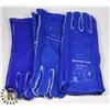 Image 1 : LOT WITH 3 NEW PAIRS OF WELDING GLOVES