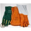 Image 1 : LOT WITH 3 NEW PAIRS OF WELDING GLOVES