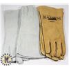 Image 1 : LOT WITH 3 NEW PAIRS OF WELDING GLOVES