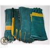 Image 1 : LOT WITH 4 NEW PAIRS OF WELDING GLOVES