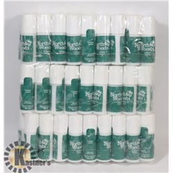 LARGE BUNDLE OF NORTH WOODS TRAVEL SIZE LOTION