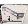 Image 1 : BANKSY CANVAS PRINT HOPE BALLOON