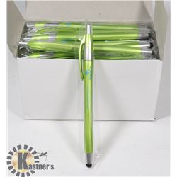 50PCS 2 IN 1 STYLUS AND BULL POINT WRITING PEN FOR