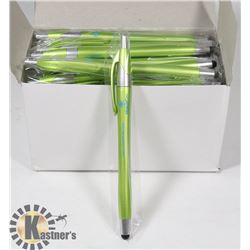 50PCS 2 IN 1 STYLUS AND BULL POINT WRITING PEN FOR