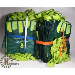 100PCS NEW RE-USABLE SHOPPING BAGS IN A BOX