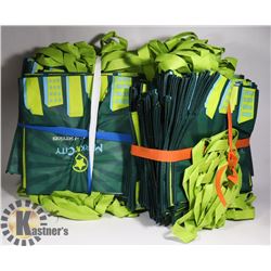 100PCS NEW RE-USABLE SHOPPING BAGS IN A BOX