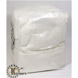 BUNDLE OF 12 NEW WHITE TOQUES