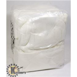 BUNDLE OF 12 NEW WHITE TOQUES