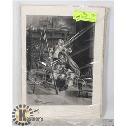 30+ LARGE SIZE STEEL ENGRAVINGS/ETCHINGS FROM 'THE