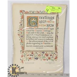 30 FINE ILLUSTRATION PLATES FROM 1927 PRINTING