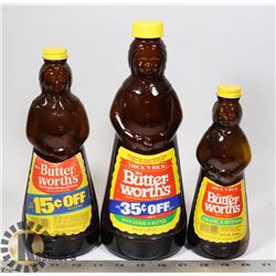 FLAT OF MRS . BUTTER WORTH'S BOTTLES