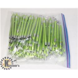 100PCS 2 IN 1 STYLUS AND BULL POINT WRITING PEN