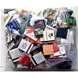 1)  HUGE BAG FULL OF VINTAGE MATCH BOOKS.