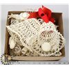 Image 1 : 20 HAND MADE CROCHETED ORNAMENTS