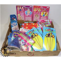 FLAT OF ASSORTED BIRTHDAY SUPPLIES
