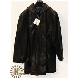 WOMENS PLUS SIZE PLEATHER JACKET 2X PENNINGTON