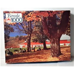 2)  FACTORY SEALED 1000 PCE JIGSAW PUZZLE OF BARN