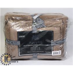 ALLURE 6PC BATH TOWEL SET