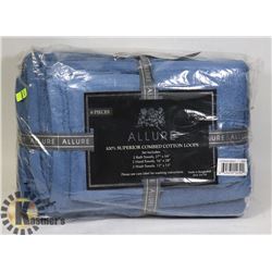 ALLURE 6PC BATH TOWEL SET
