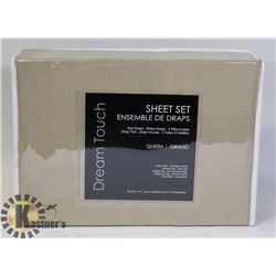 NEW DREAM TOUCH QUEEN SIZE SHEET SET