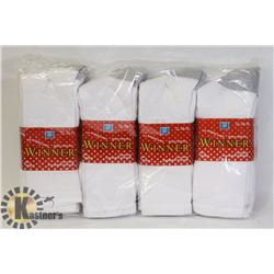 12 PAIRS OF NEW WINNER CREW SOCKS