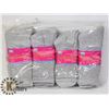 Image 1 : 12 PAIRS OF GREY CREW SOCKS SIZE 9-11