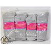 Image 1 : 12 PAIRS OF GREY CREW SOCKS SIZE 9-11