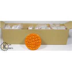 LOT OF 10 SLL43AB2  4" RND STROBE; 24 DIODE;FUNC