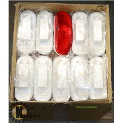 LOT OF 50 ST70RB  TAIL LIGHT OVAL SEALED; RED