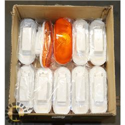 LOT OF 40 ST70AB  TAIL LIGHT OVAL SEALED; AMBER