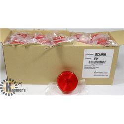 LOT OF 50 MC55RB  MARK LIGHT 2 1/2" SEALED;RED