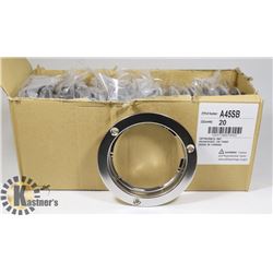 LOT OF 19 A45SB  MOUNTING FLANGE; STAINLESS; 4IN