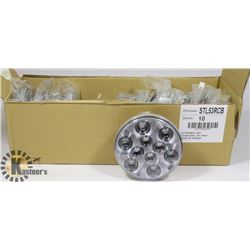 LOT OF 10 STL53RCB  LED LIGHT, TAIL, 10 LED, 4"