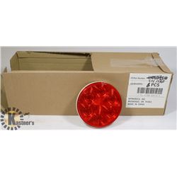 LOT OF 6 STL13RB  LED LIGHT, TAIL, 7 LED, 4"