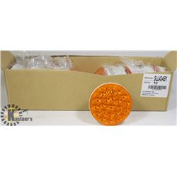 LOT OF 10 SLL43AB1  4" RND STROBE; 24 DIODE;FUNC