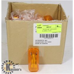 LOT OF 39 AL91AB  LED LIGHT, MARKER, MINI, 3 LED,