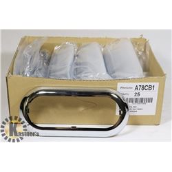 LOT OF 20 A78CB1  RING CHROME SNAP ON FOR STL78