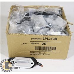 LOT OF 16  LPL31CB  LICENSE LIGHT