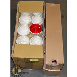 LOT OF 75 ST45RB  TAIL LIGHT 4" SEALED; RED