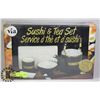 Image 1 : NEW VIA 25-PC SUSHI & TEA SET - JAPANESE