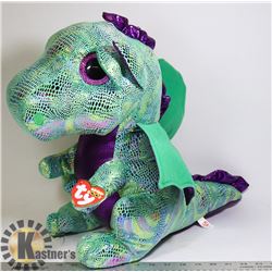JUMBO TY STUFFY DRAGON (CINDER)