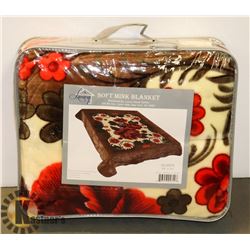 NEW QUEEN SIZE SOFT MINK BLANKET