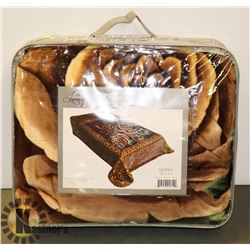 NEW QUEEN SIZE SOFT MINK BLANKET