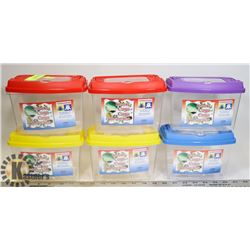 LOT OF 6 INSECT CAGES (TERRARIUMS)