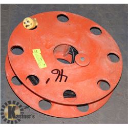 46' HEAVY GAUGE BLACK EXTENSION CORD ON STORAGE