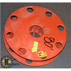 80' HEAVY GAUGE ORANGE EXTENSION CORD ON STORAGE